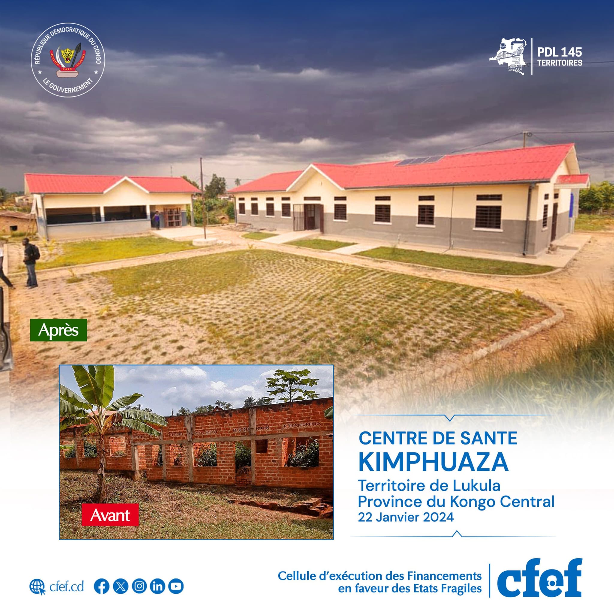 image en avant de PDL-145T : Le centre de santé Kimphuanza