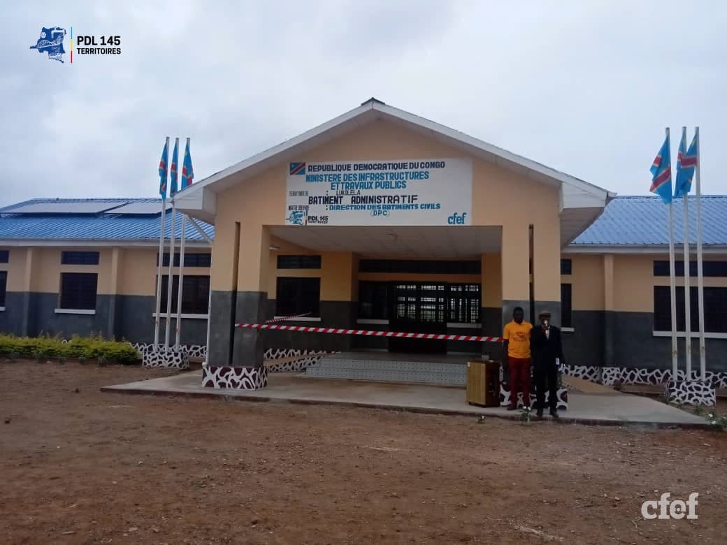 PDL-145T: Le bâtiment administratif du territoire de Lukolela 0