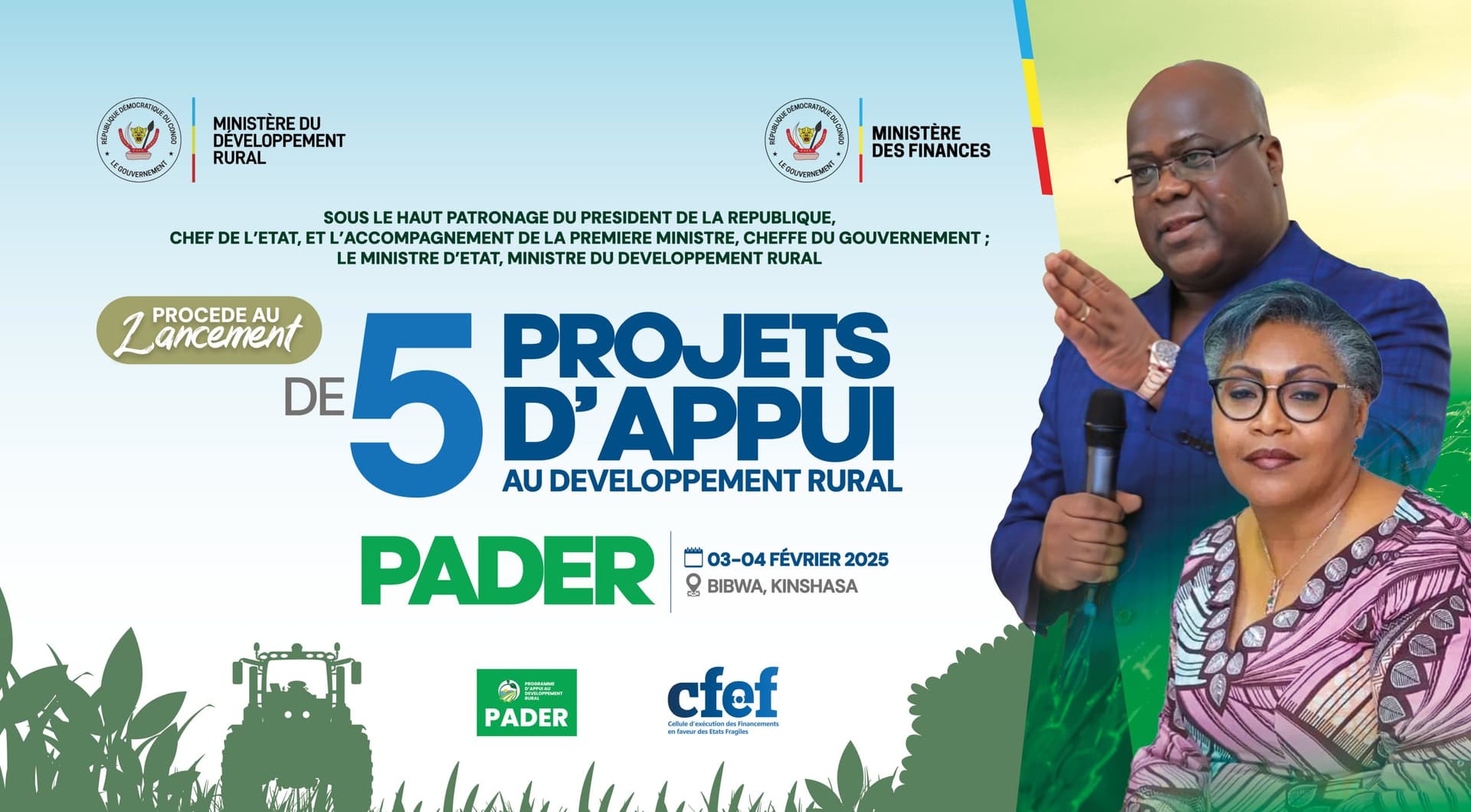 image en avant de Lancement du Programme d’Appui au Développement Rural